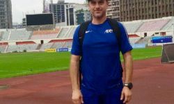 لؤي صبحي مقيماً لحكام مباراة في بطولة الأندية الخليجية الأبطال